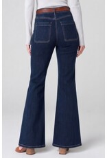 Liverpool Los Angeles Liverpool Hannah Flare with Vintage Patch Pockets 28in inseam