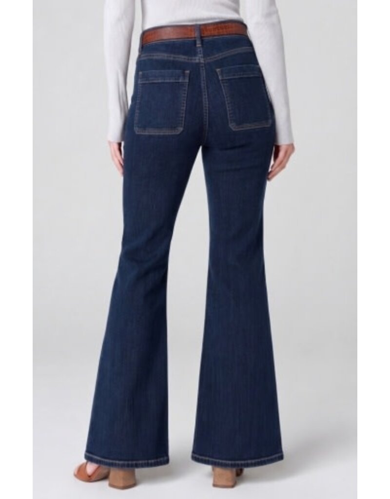 Liverpool Los Angeles Liverpool Hannah Flare with Vintage Patch Pockets 28in inseam