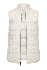 Liverpool Los Angeles Liverpool Sleeveless Reversible Zip Front Quilted Sweater Vest