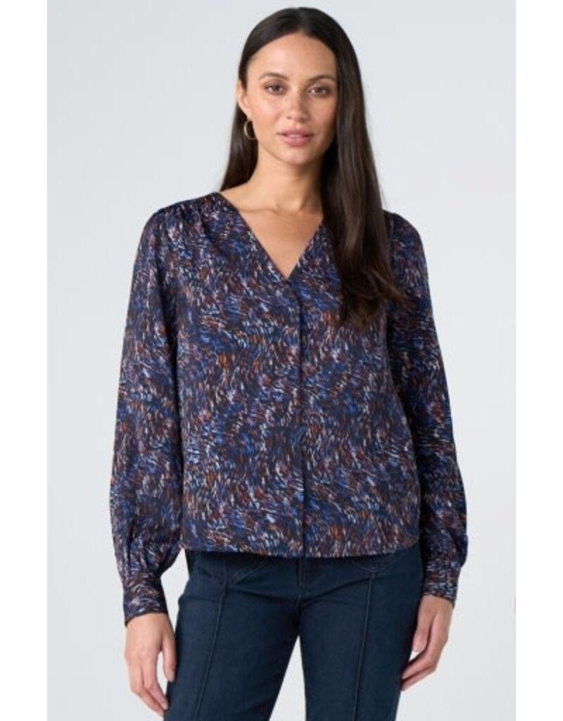 Liverpool Los Angeles Liverpool Long Sleeve Woven Blouse