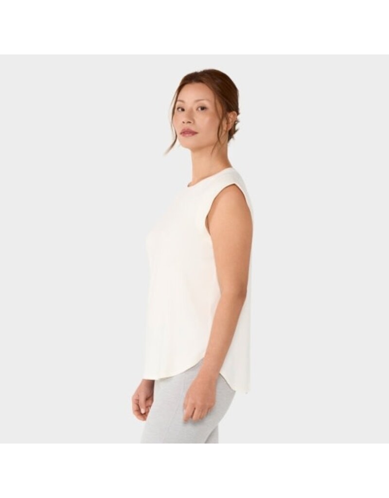 Thirty Three Threads Tavi Cap Sleeve Crewneck T Coconut