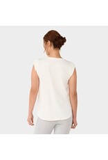 Thirty Three Threads Tavi Cap Sleeve Crewneck T Coconut