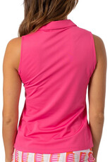 Golftini Golftini Sleeveless Zip Tech Polo