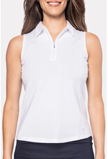 Golftini Golftini Sleeveless Zip Tech Polo
