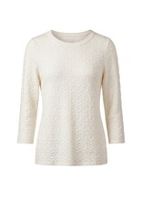 Liverpool Los Angeles Liverpool 3/4 Sleeve Crew Neck Knit Top with Rib Trim