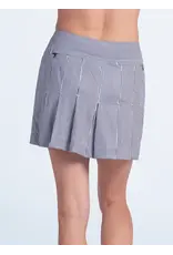 Lucky In Love Lucky in Love Ivy Club Pleat Skort 16in White Midnight