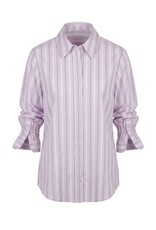 Liverpool Los Angeles Liverpool Adjustable Sleeve Button Front Woven Top