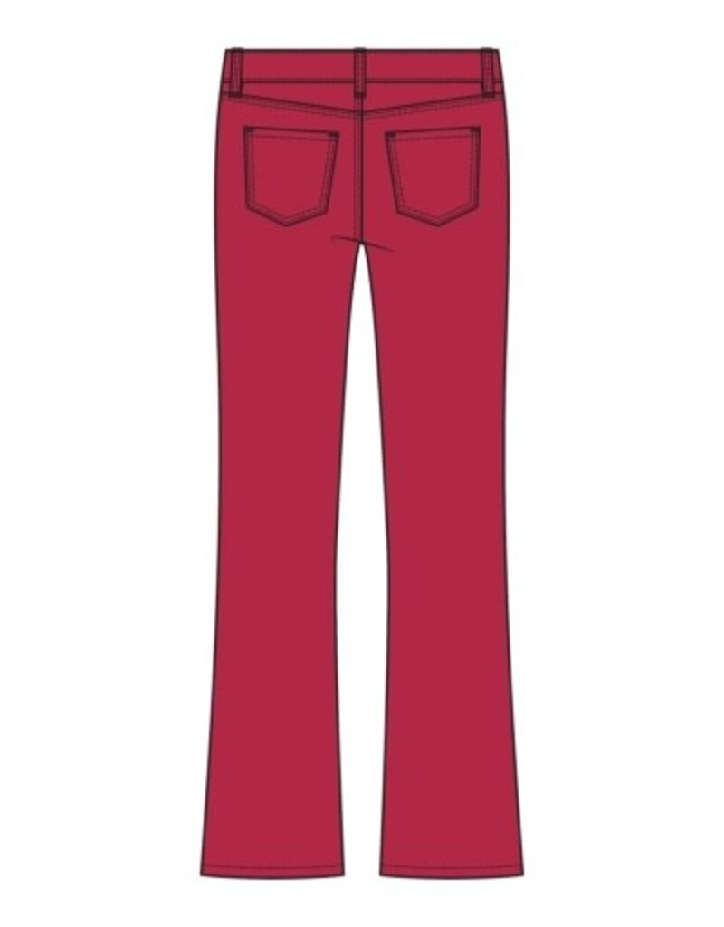 Liverpool Los Angeles Liverpool Hannah Cropped FLare with Slit Hem