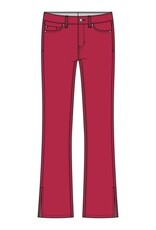 Liverpool Los Angeles Liverpool Hannah Cropped FLare with Slit Hem