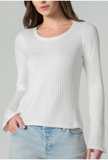 Liverpool Los Angeles Liverpool Long Sleeve Scoop Neck Knit Top