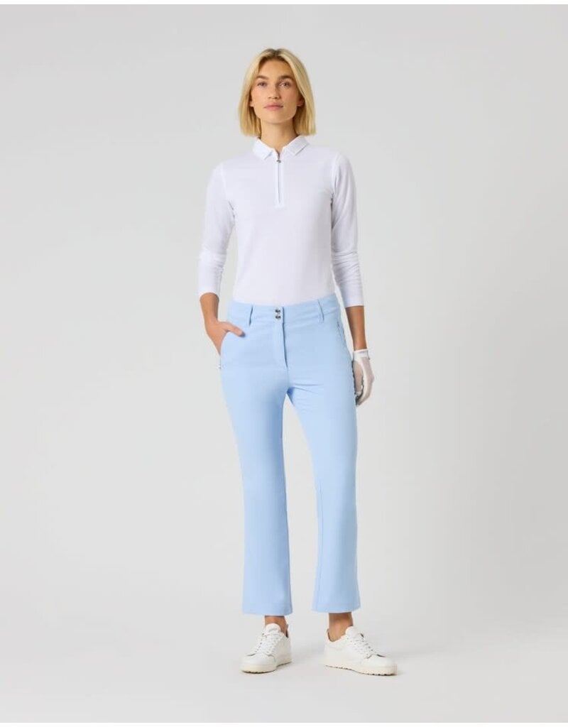 Daily Sports Daily Sports Flare Ankle Pants Light Blue