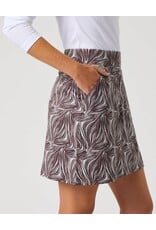 Daily Sports Daily Sports Printed Dull Pull On Skort 18in Zebra