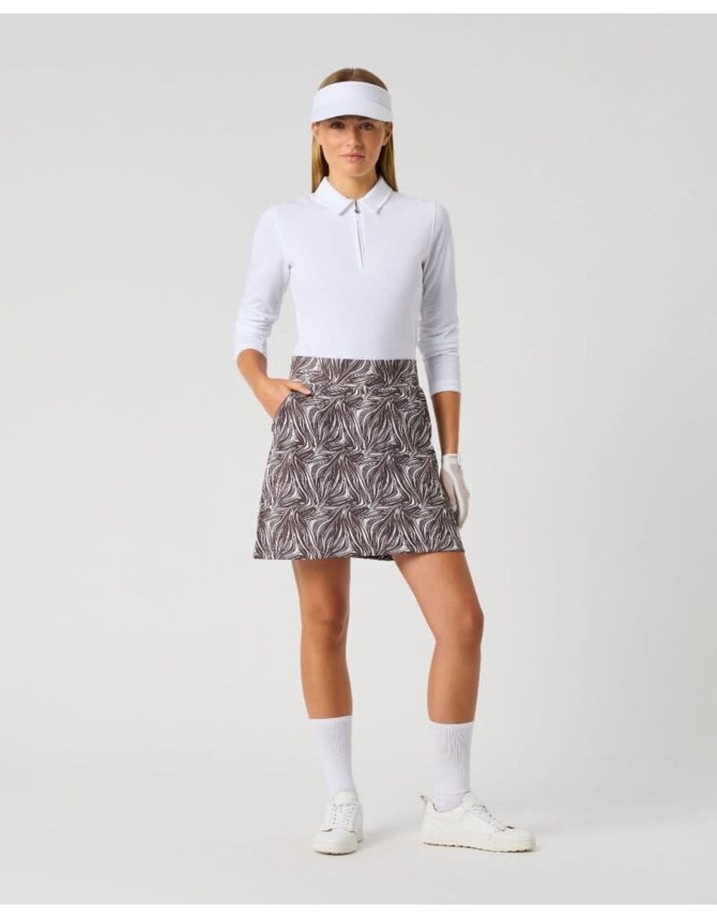 Daily Sports Daily Sports Printed Dull Pull On Skort 18in Zebra