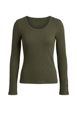 Liverpool Los Angeles Liverpool Long Sleeve Scoop Neck Knit Top