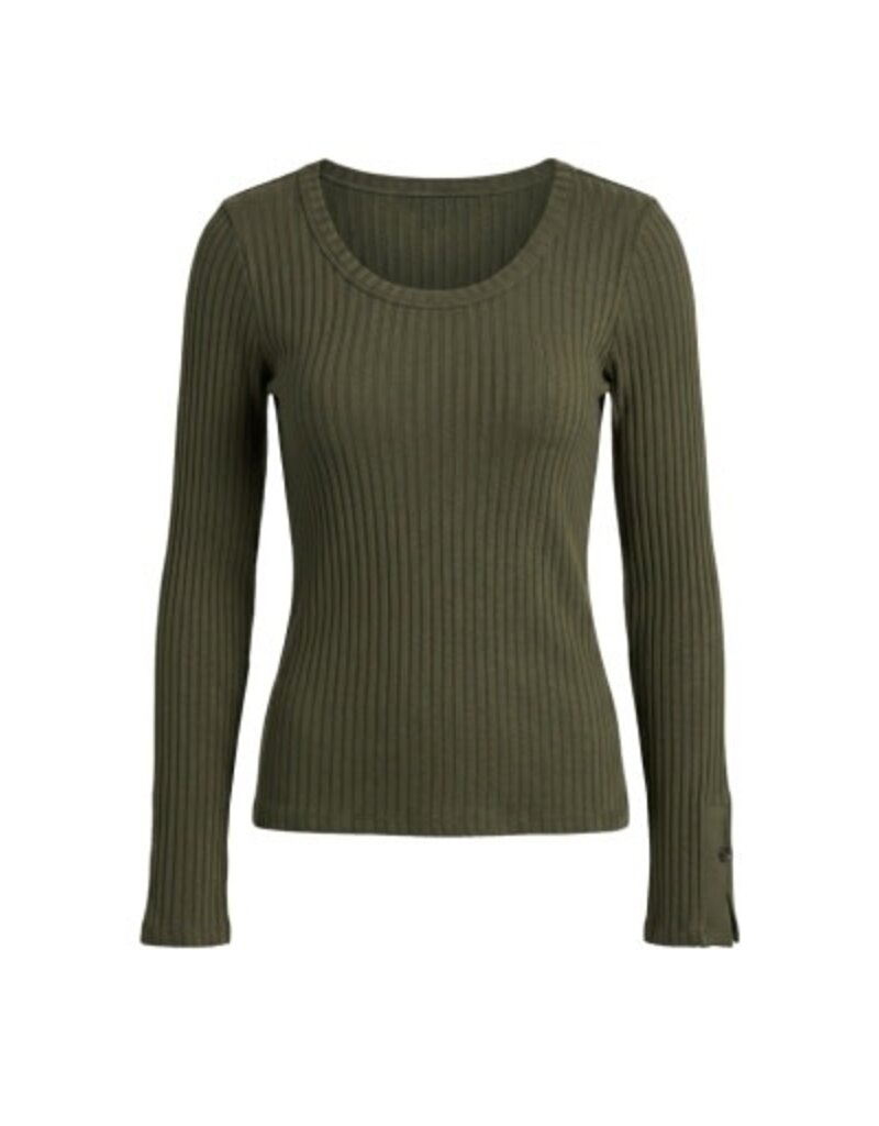 Liverpool Los Angeles Liverpool Long Sleeve Scoop Neck Knit Top