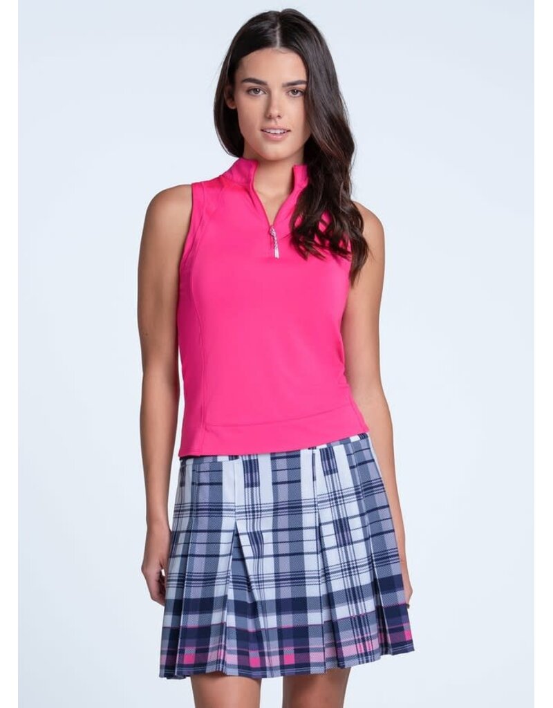 Lucky In Love Lucky in Love Love Mock Neck Tank Shocking Pink