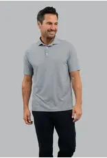 IBKul IBKul Landon Short Sleeve Polo White/Platinum/Black