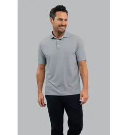 IBKul IBKul Landon Short Sleeve Polo White/Platinum/Black