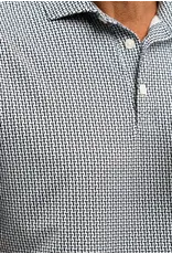 IBKul IBKul Landon Short Sleeve Polo White/Platinum/Black