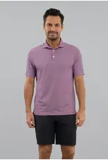 IBKul IBKul Landon Short Sleeve Polo White/Rose/Classic Navy
