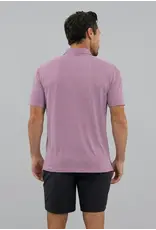 IBKul IBKul Landon Short Sleeve Polo White/Rose/Classic Navy