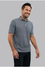 IBKul IBKul Cubes Short Sleeve Polo White/Black