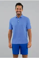 IBKul IBKul Cubes Short Sleeve Polo White/Royal