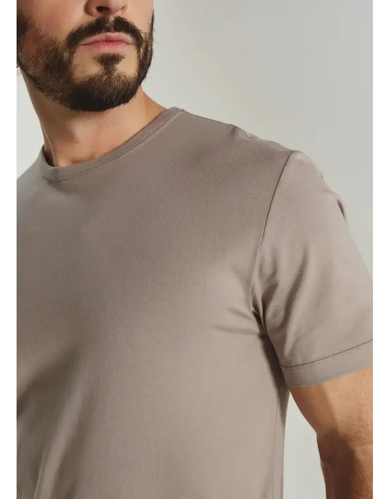 7 Diamonds 7Diamonds Modal Crew Neck Short Sleeve Tee Smokey Taupe