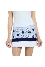 Tzu Tzu Sport Tzu Tzu Sport Darby Rally  16" Skort Navy White