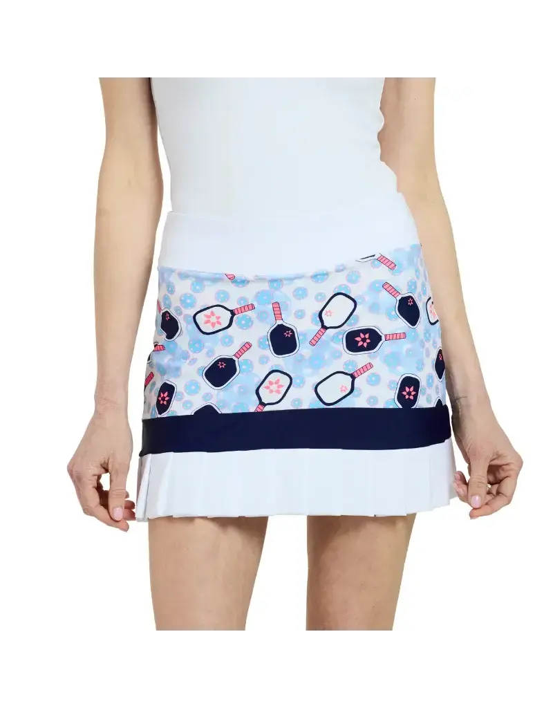Tzu Tzu Sport Tzu Tzu Sport Darby Rally  16" Skort Navy White