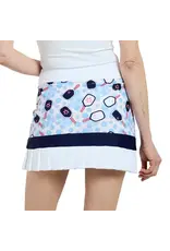 Tzu Tzu Sport Tzu Tzu Sport Darby Rally  16" Skort Navy White