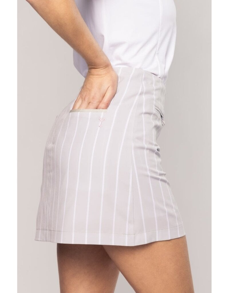 Golftini Golftini Happy Hour Skort Khaki/White