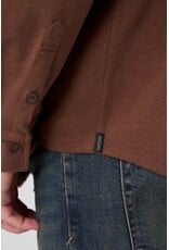 Liverpool Los Angeles Liverpool Men's Knit Long Sleeve Button Up Shirt with Flap Pockets
