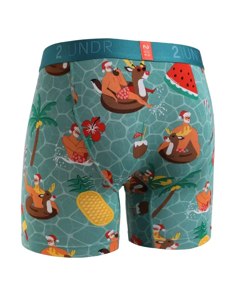 2UNDR 2UNDR Swing Shift Boxer Brief Krisp Kringle