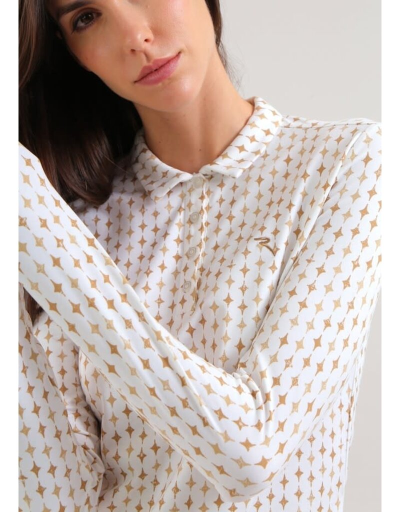 Chervo Avemus Long SLeeve Polo Twinkle