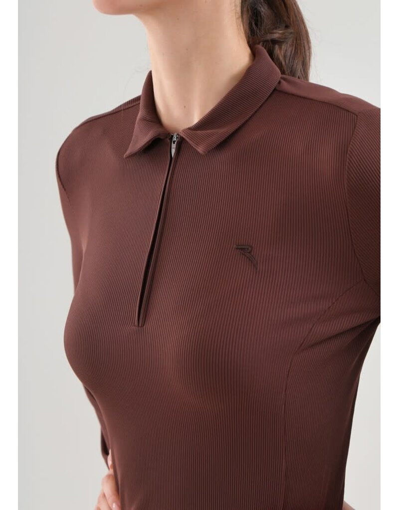 Chervo Assolta Long Sleeve Half Zip Chocolate