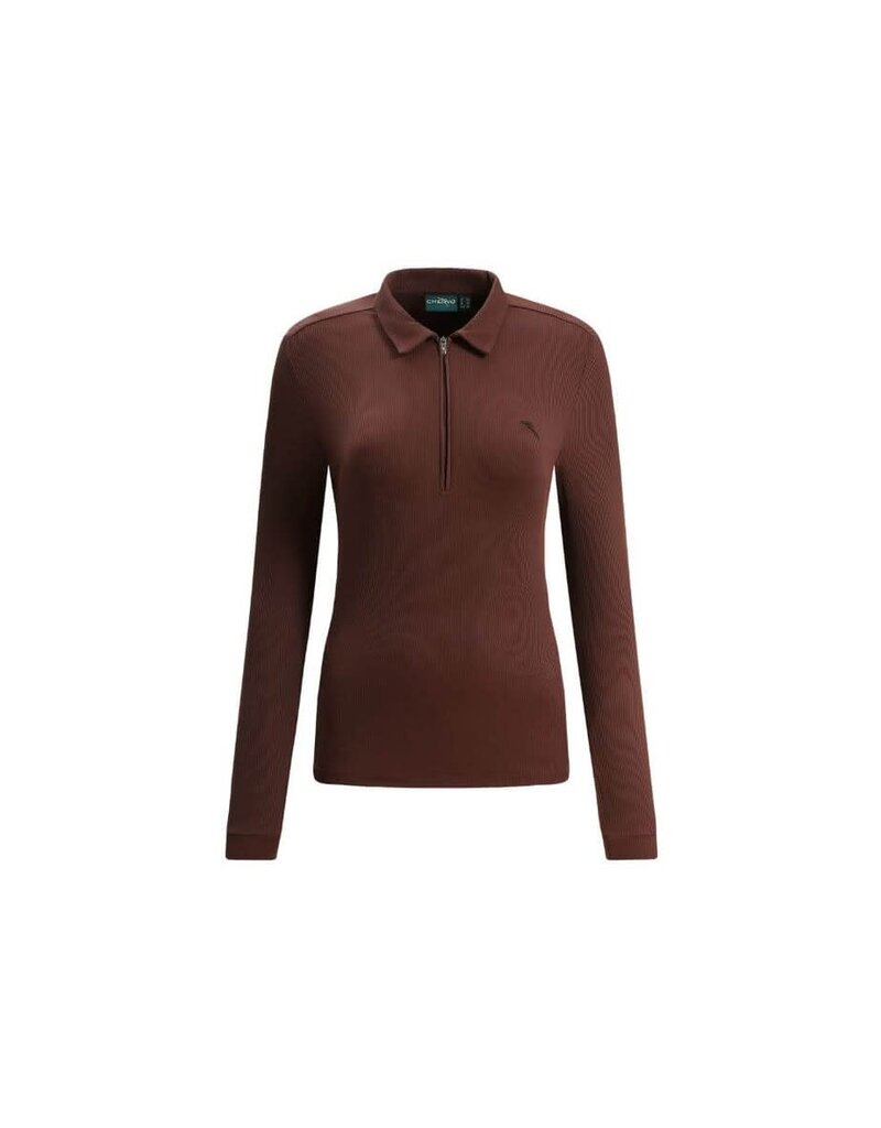 Chervo Assolta Long Sleeve Half Zip Chocolate