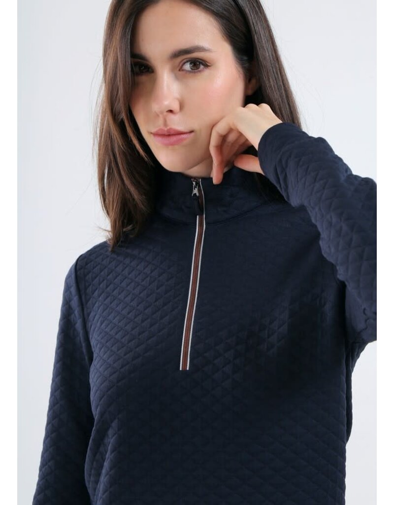 Chervo Tampa Long Sleeve Half Zip Timeless Navy