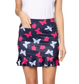 Golftini Golftini Butterfly Pull-on Ruffle Skort 17.5"