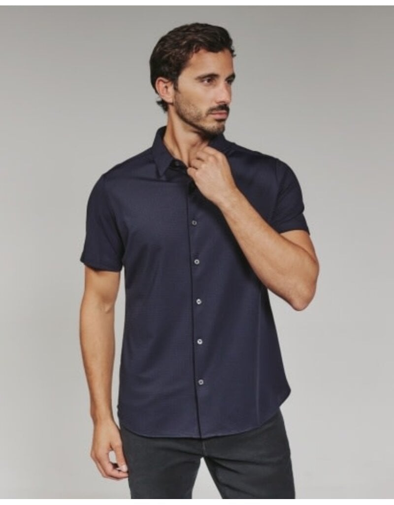7 Diamonds 7Diamonds Aldridge Short Sleeve Shirt Midnight