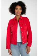 Liverpool Los Angeles Liverpool Classic Jean Jacket Cherry Rosev