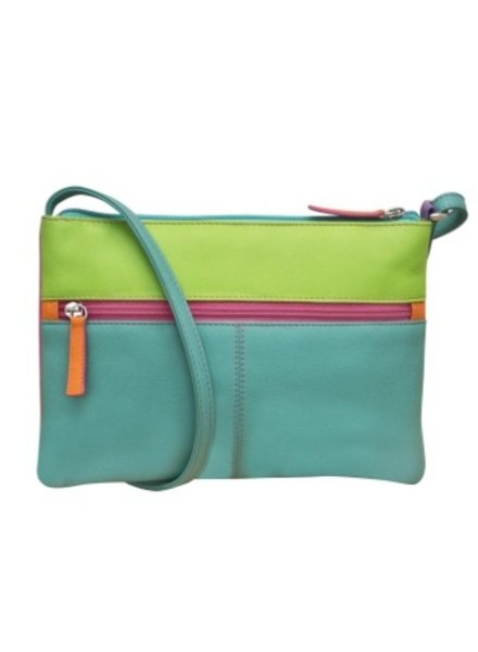 Handbags And Purses Verdigris Leather Cross Body Bag Palm Beach