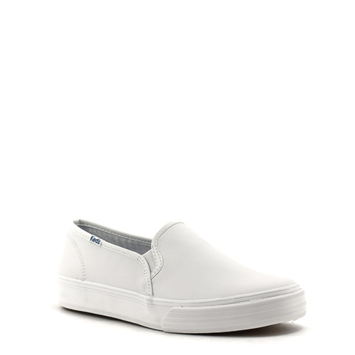 keds double decker leather white