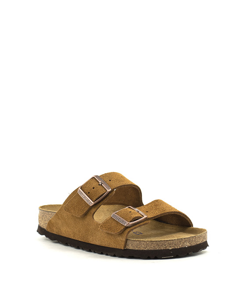 birkenstock arizona soft footbed tan