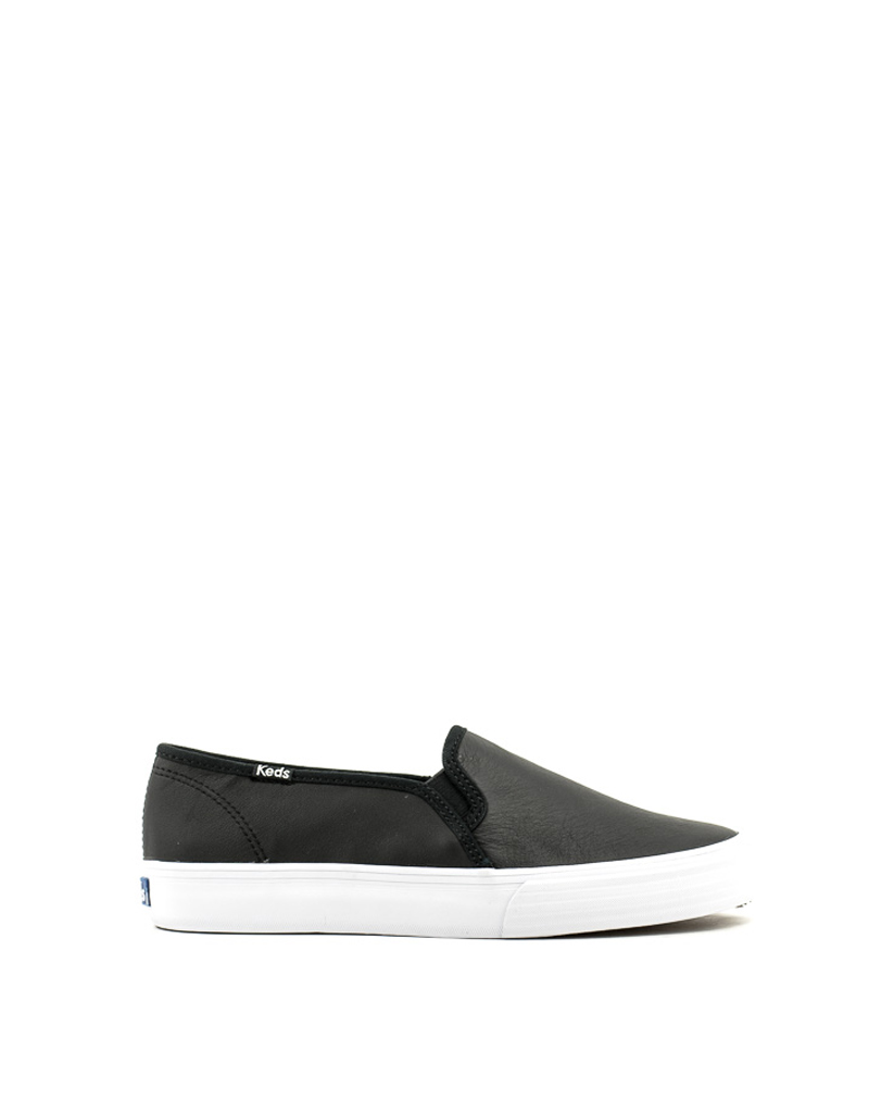 keds double decker leather black