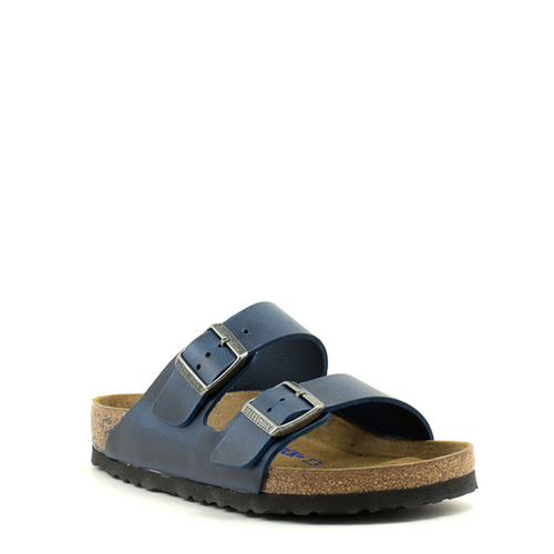 birkenstock arizona blue leather