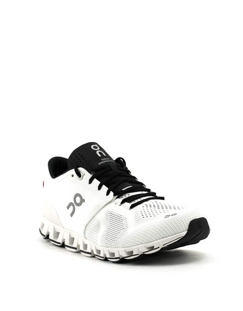 white and black runners