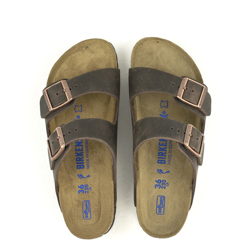 birkenstock arizona habana soft footbed