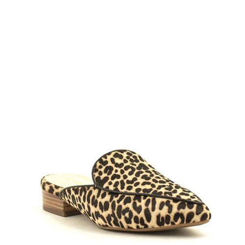cheetah print mules
