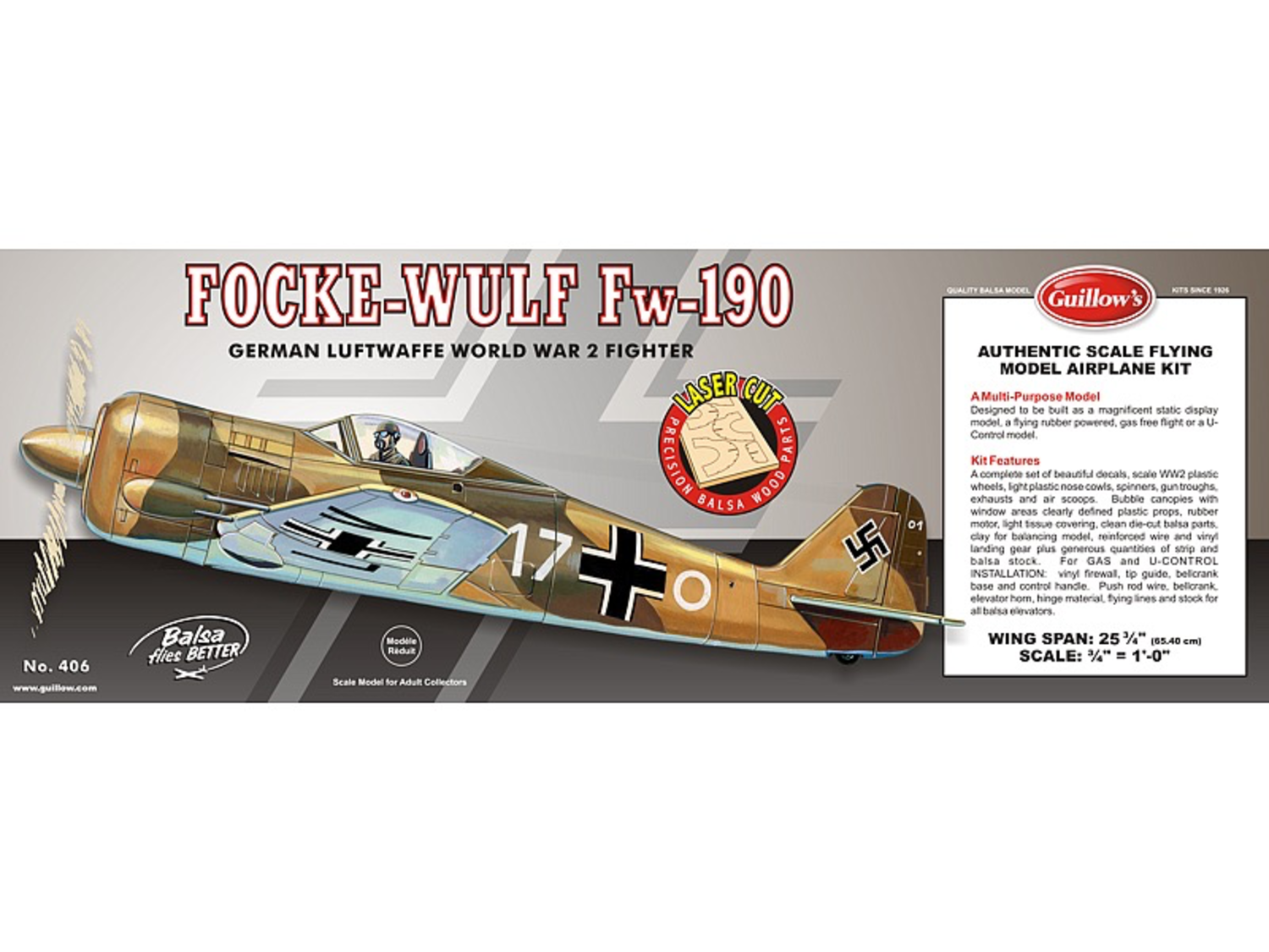 rc fw 190 balsa kit